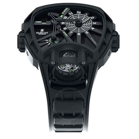 hublot key of time black dial titanium men's watch|Men's Key of Time Rubber Black Dial Watch .